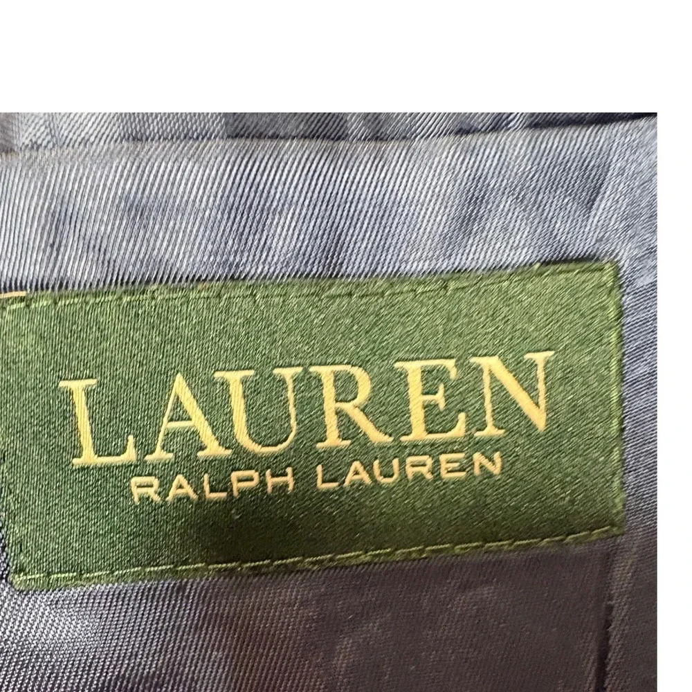 Lauren Ralph Lauren Blue Plaid Two Button Blazer‎ Sport Coat